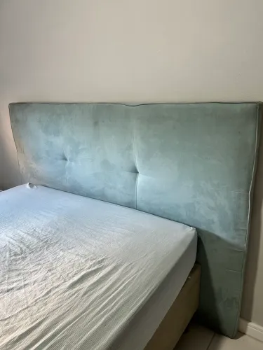 Cabeceira de cama Azul bebê