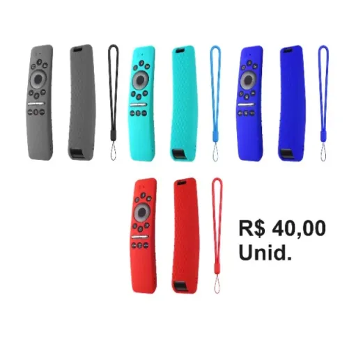Capa silicone controle tv samsung curvo
