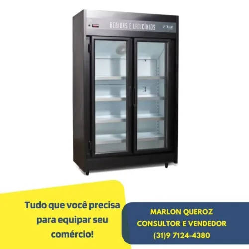 Freezer Refrigerador Expositor 2 Portas Polar