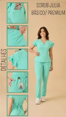 3 scrubs SARITA (pijamas hospitalar) entre em contato para negociar