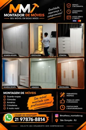 MONTADOR DE MÓVEIS SÃO GONÇALO