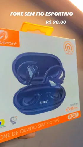 Fone sem fio esportivo