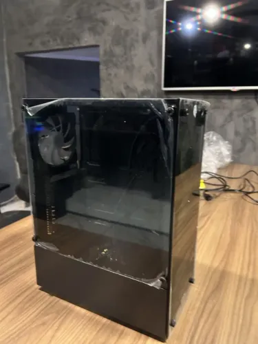 Gabinete Gamer Hayom GB1749 Vidro Temperado 4 Fans ATX Mid Tower - Novo