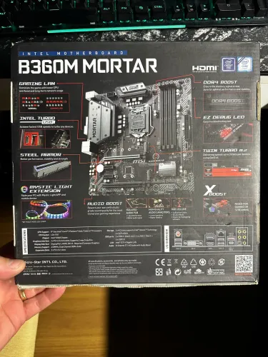 Kit i7 9700k + placa mãe, ac cartão 12x