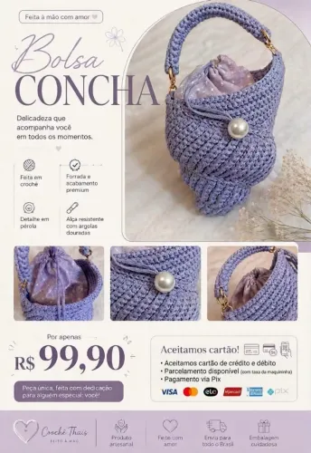 Bolsa Crochê