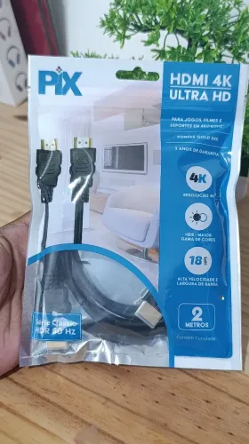 Cabo HDMI de Alta Qualidade - Novo e Lacrado