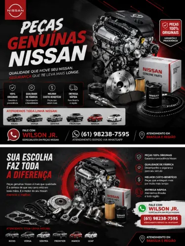 Peças Originais Nissan com Garantia