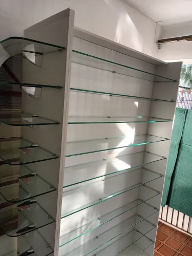 Gôndola central expositora mdf em 10 x 87, 90 no cartão sem juros