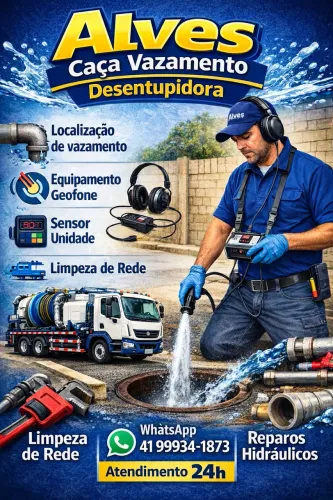 Caça vazamento desentupidora 