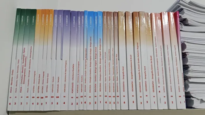 Coleção de livros pré vestibular