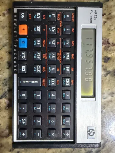 Calculadora Financeira Platinum 12c