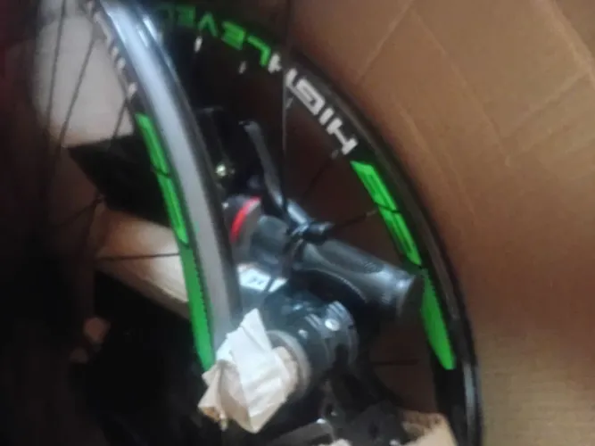Bicicleta na caixa