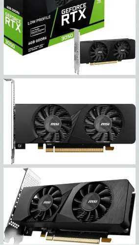 Placa de vídeo RTX 3050 LP 6G OC Lacrada, nunca usada