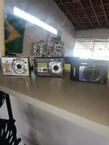 Combo três câmeras fotográfica digital por 500 reais 