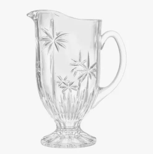 Jarra de Cristal Wolff Palm Tree 1,5L Transparente | Luxo