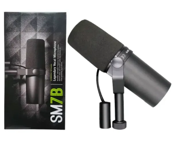 Microfone Dinâmico Cardióide Profissional SM7B