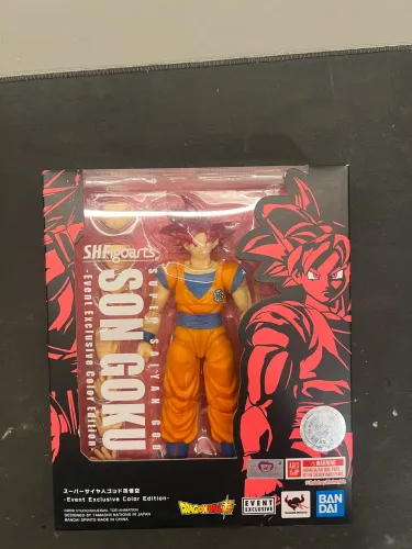 S.H.Figuarts Goku Super Saiyan God Event Exclusive Bandai Original