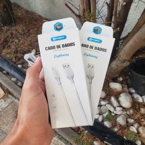 Carregador para iPhone Tipo Lightning 1 Metro
