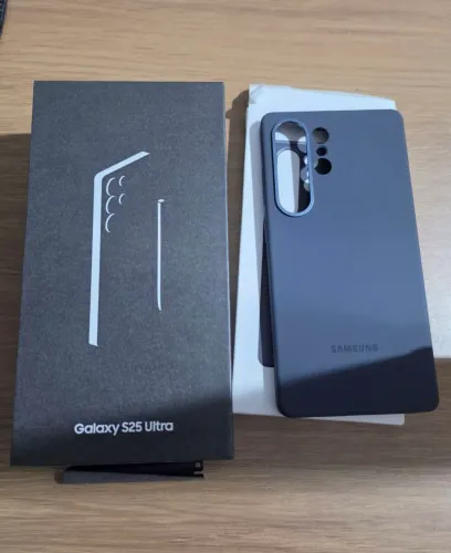 Samsung Galaxy S25 ultra 512GB + Carregador original + case Samsung + case ryngke Onyx