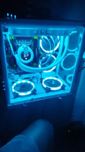 Kit Xeon placa + processador + memória + Air cooler e espelho do gabinete