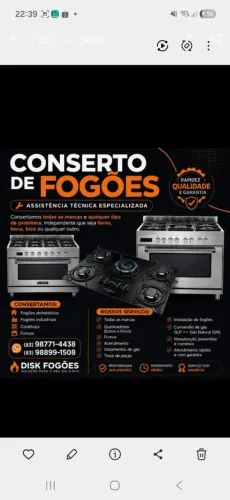 Conserto de fogões