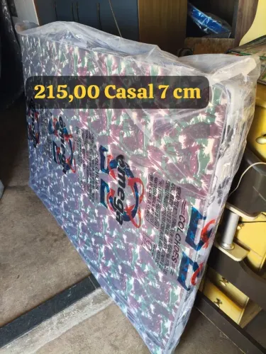 Colchao Casal 7 cm Novo