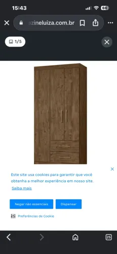 Vendo guarda-roupa em perfeito estado? Solteiro. Novo