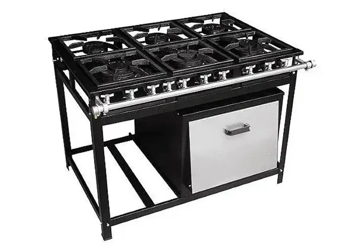 Fogão industrial 6 bocas com forno NOVO NA CAIXA