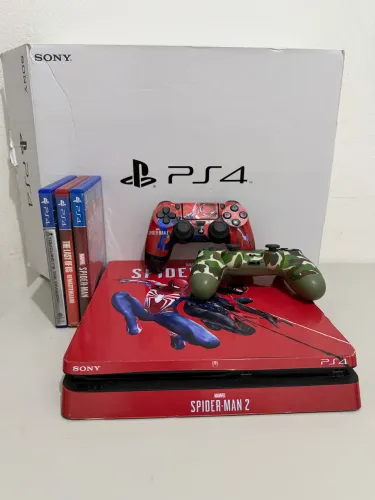 PS4 Slim 1tb - Aceito Cartão