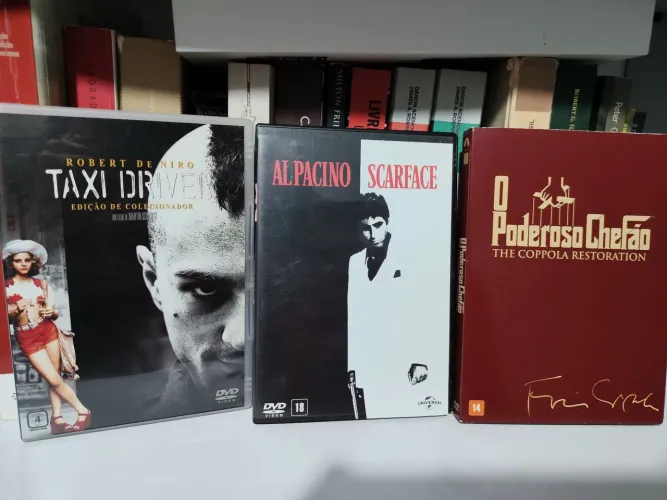 Coleção Absolute Cinema: trilogia O poderoso chefão, Scarface e Taxi Driver