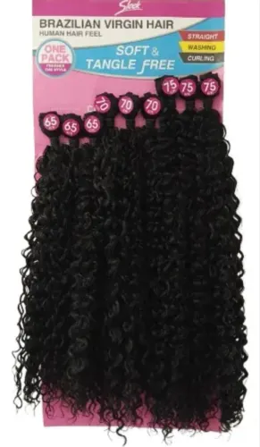 Cabelo Bio Vegetal Brazilian Hair - Freda XL Plus (Preto)