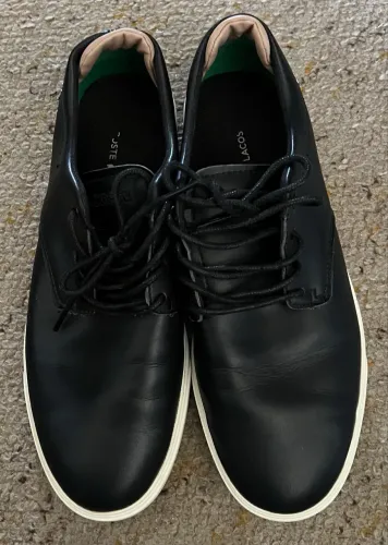 Sapatênis de couro masculino tam 40 Lacoste 