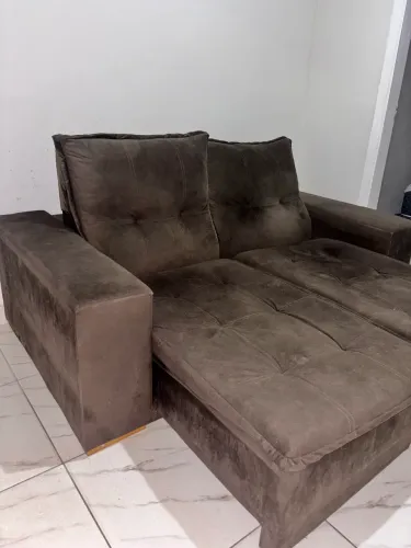 Sofá retrátil 2 lugares 