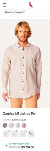 Camisa Mil Listras RM Reserva