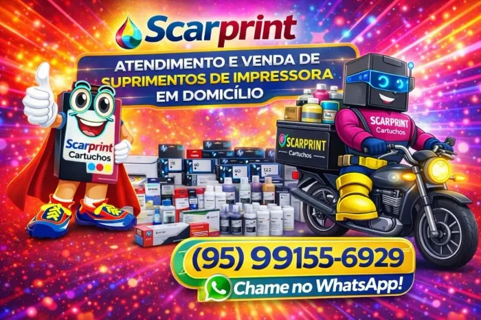 Suprimentos vendas e recargas de impressoras em domicílio