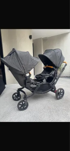 Carrinho ABC Design Zoom gêmeos c bebê conforto