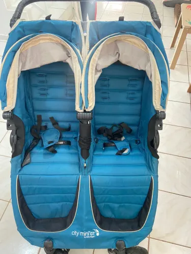 Carrinho Duplo Baby Jogger City Mini GT - Excelente Estado