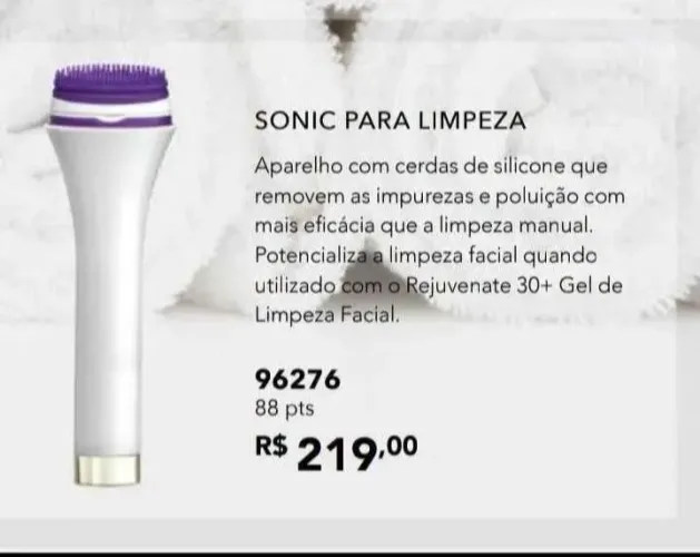 APARELHO DE LIMPEZA E MASSAGEM FACIAL 