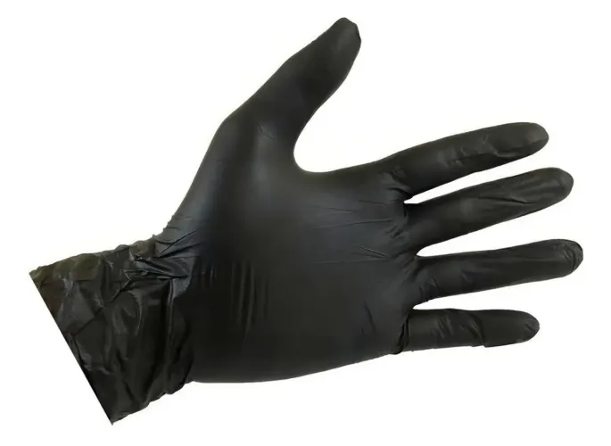 Luva nitrilica preta P