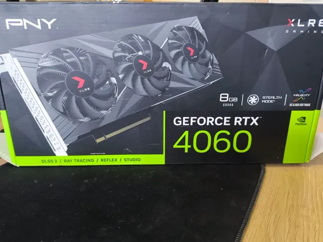PLACA DE VIDEO PNY GEFORCE RTX 4060 8GB TRIPLE FAN NOVA!