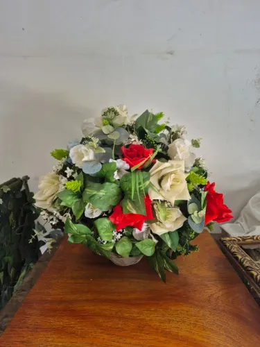 PROMOÇÃO! Arranjo de Flores Artificiais Permanente Misturado para Decoração e Festas