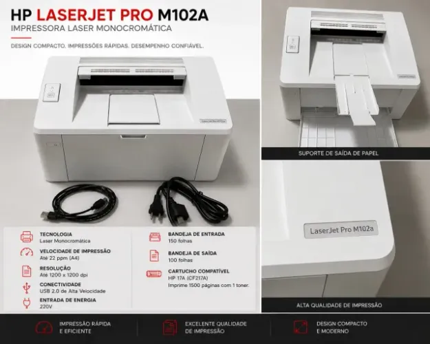 Impressora Laser HP (Super Economica)