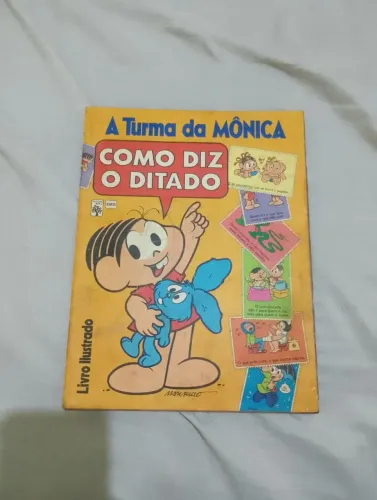ÁLBUM DE FIGURINHAS TURMA DA MÔNICA COMO DIZ O DITADO INCOMPLETO
