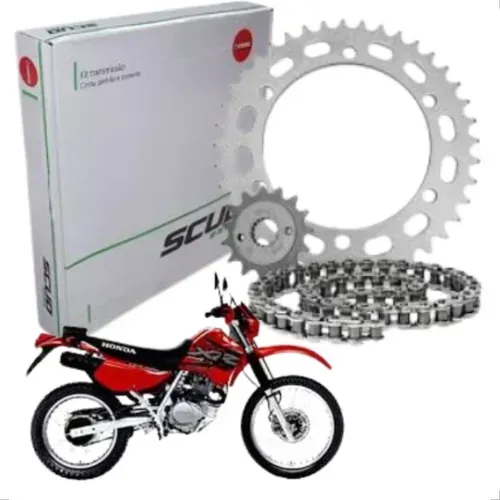 KIT TRANSMISSAO XR200/CBX200/NX200 S/RETENTOR SCUD