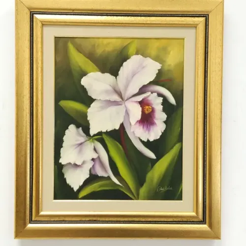 Quadro da artista Clarice Barbosa. Medidas: 40x50. Lote 102 (10x R$39,00)