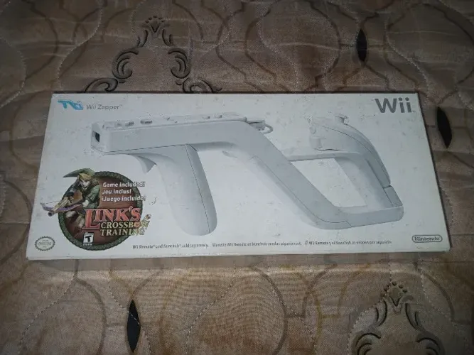 Wii Zapper Original for Nintendo Wii Com Zelda Crossbow Training Novo e Lacrado