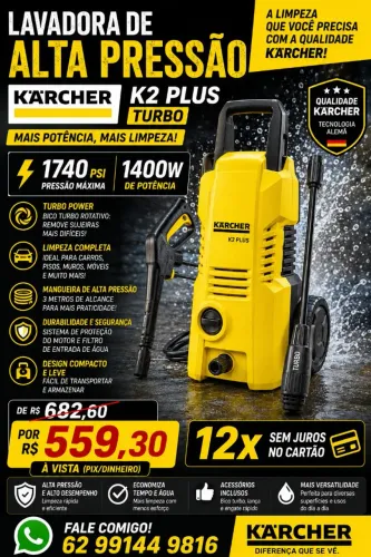 PROMOÇÃO LAVADORA DE ALTA PRESSAO