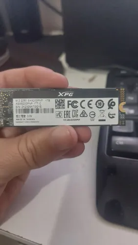 SSD XPG M.2 2280 1TB modelo SX8200PNP Gen 3 3.500 MB/s leitura