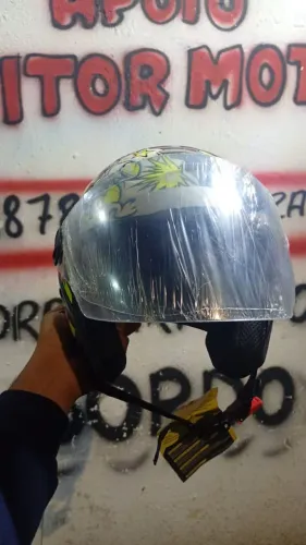 Capacete aberto novo lacrado 