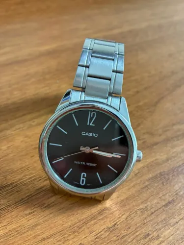 Relógio Casio masculino a prova de água PRA PEGAR LOGO